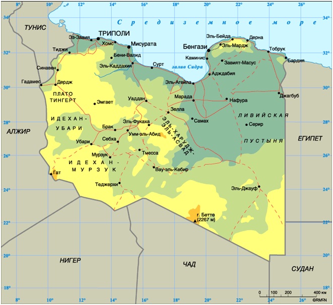 Ливия, война, Каддафи