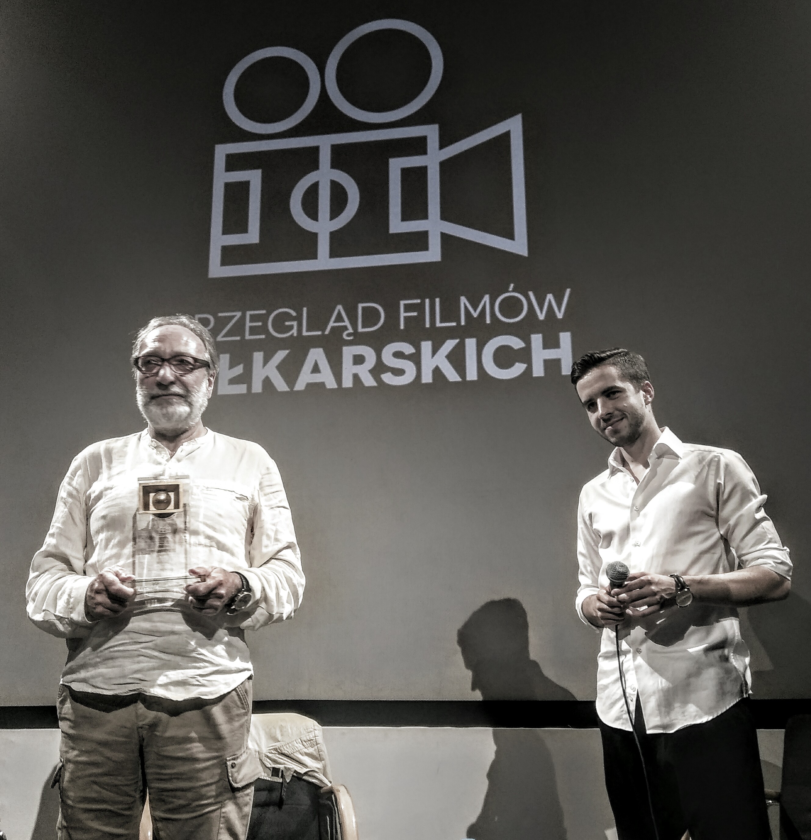 Мероприятие завершилось специальным показом последнего фильма Яна Кидава-Блоньски Gwiazdy с участием его создателей