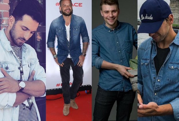 Знаменитости с удовольствием появляются в джинсовой одежде и особенно любят джинсовые рубашки