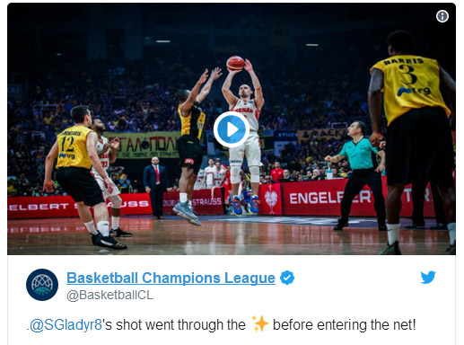 Український баскетболіст Сергій Гладир за 18 хвилин 21 секунду на майданчику набрав 18 очок, зробив 5 підбирань, 2 перехоплення та став найкращим гравцем цього поєдинку