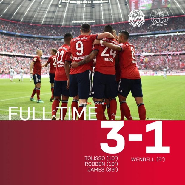 3: 1 - перемога Баварії