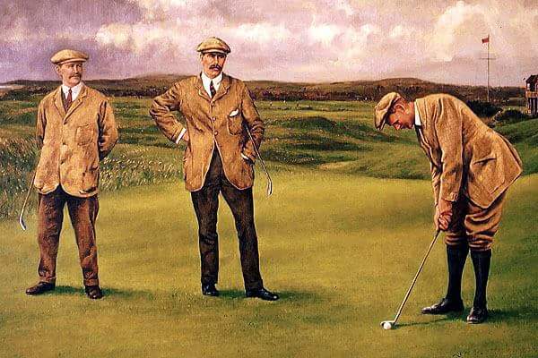 Правила гри   Гра в гольф виникла близько п'ятисот років тому в Шотландії і спочатку існувало три основних правила, які повинні були дотримуватися гравці: грай м'яч, як він ліг, грай на поле, як воно є, а якщо ні те, ні інше неможливо - поступай по справедливості