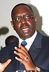 Президентські вибори в Сенегалі 2012 Явка виборців 51,6% в першому турі, 55,0% у другому   кандидат   Маки Саллі   Абдулай Вад   партія   Альянс за республіку   Сенегальська демократична партія   Голосів в першому турі 719 367   (26,58%) 942 327   (34,81%) голосів у другому турі 1 909 244   (65,80) 992 556   (34,20) Інші кандидати Мустафа Ньяссе, Усман Танор Диен, Ідрісса Сек, Шейх Бамба Дьейе Результат виборів   Маки Саллі   обраний президентом Сенегалу