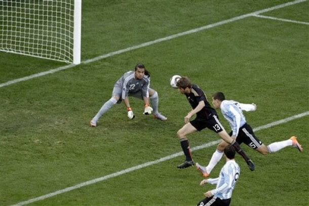Німеччина - Аргентина 4: 0 (1: 0)