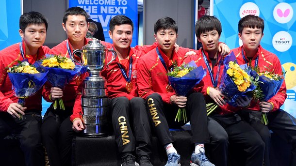 6 травня 2018, 19:43 Переглядів:   Збірна Китаю - переможець чемпіонату світу з настільного тенісу