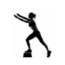 Використання наступної вправи для степ-аеробіки допоможе ретельно опрацювати основні групи м'язів ніг
