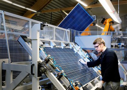 Проект українсько-литовського виробництва сонячних панелей на Херсонській поліграфічній фабриці перейшов до етапу практичної реалізації