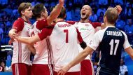 Команда Польши по волейболу после великолепного матча выиграла со счетом 3: 0 с Бразилией в финале чемпионата мира в Италии и Болгарии