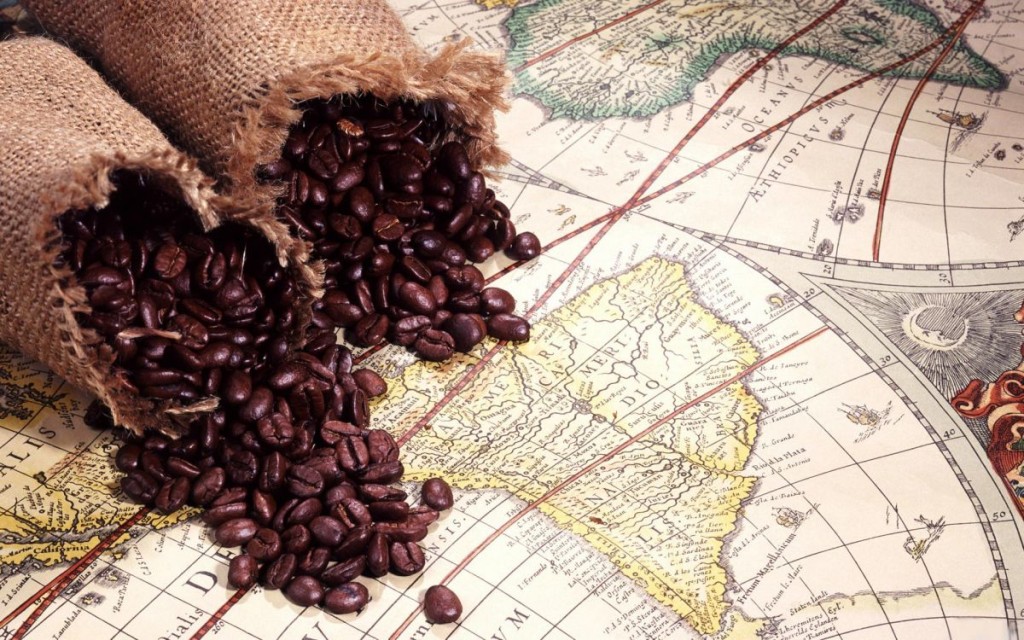 Крупніше всього виробництво кави налагоджено в Ефіопії, Ліберії, Кенії, Ємені або на острові Ява, Гватемалі, Бразилії, Колумбії, Венесуелі, Ямайці