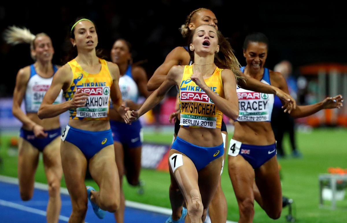 Наталія Прищепа стала чемпіонкою Європи-2018 в бігу на 800 метрів, у Ольги Ляхової - бронза